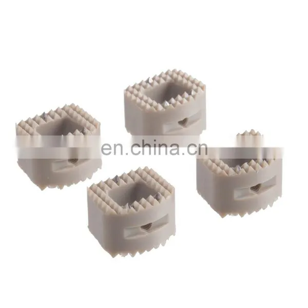 High Quality Medical Cervical Peek Cage Surgical Implant Material Orthopedic Spine Implants Cage photo-5