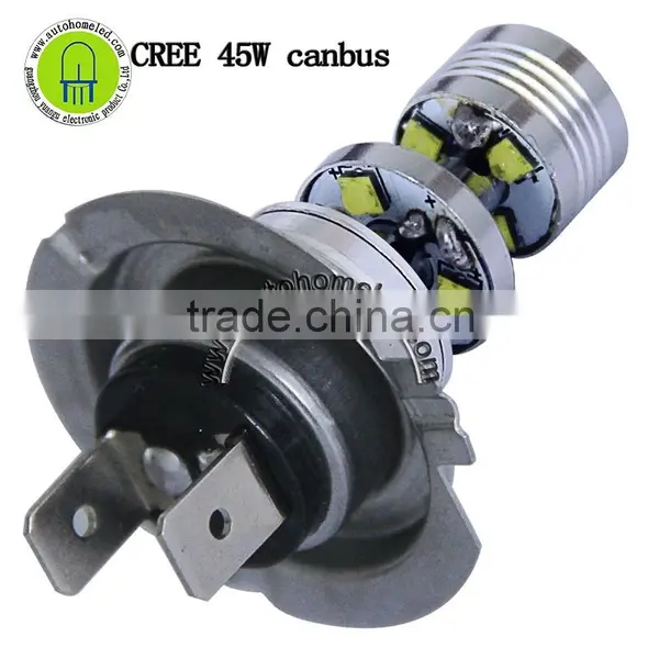 12V 24V Cree 45W Canbus Led Lamp Car H4 H7 Led Headlight Bulbs 360 Degrees of Light photo-3