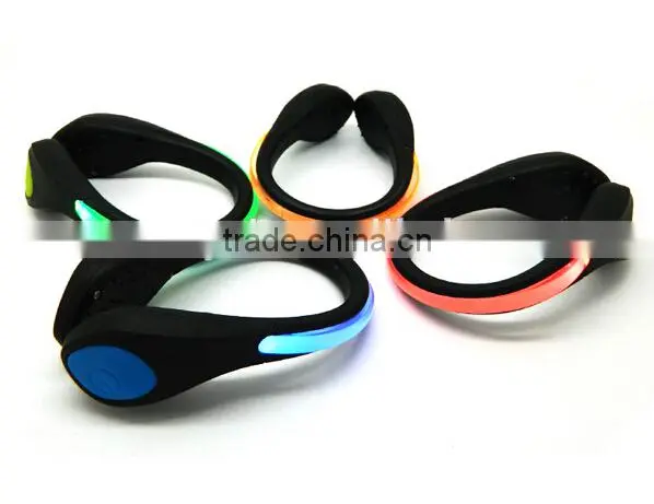 2Pc Shoe Clip Light Bright Red LED Walking Running Cycling Bike Safety photo-2