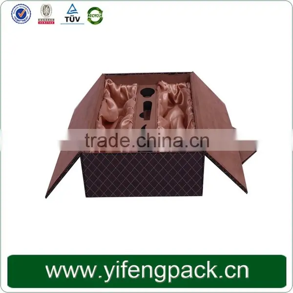 Wholesale Black PU Leather Wine Bottle Gift Box photo-4