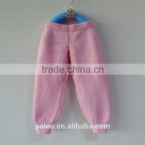 Soft 100% Cotton Knitted Parttern Girls Night Pants photo-4