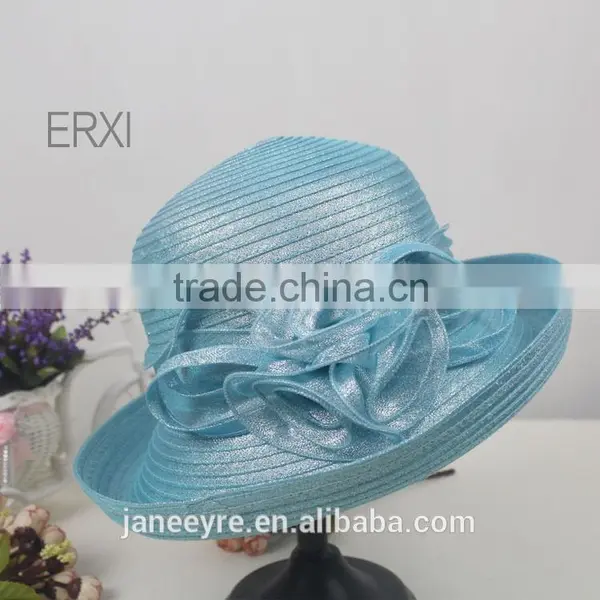 2015 Fashion Style Women's Red Chuch Straw Hat Cheap photo-3