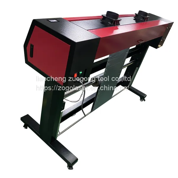 Trademark 1380 mm 60w Laser Cutting Plotter Machine For Roll Paper Sticker Cloth And Vinyl Die Cut photo-2