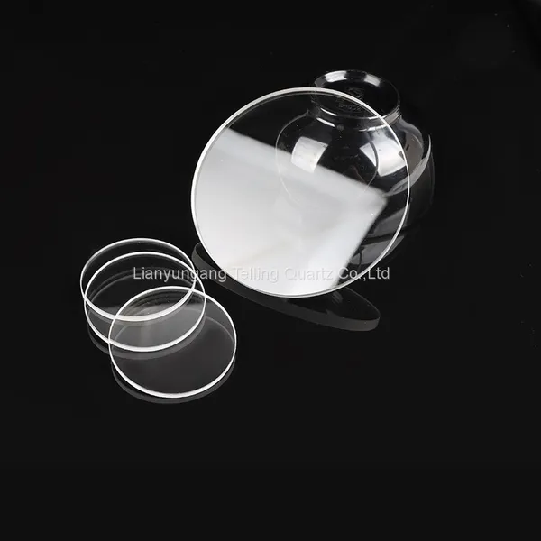 Optical Quartz Plates Customized Optical Quartz Glass Window Plate Fused Silica Quartz Plate photo-3