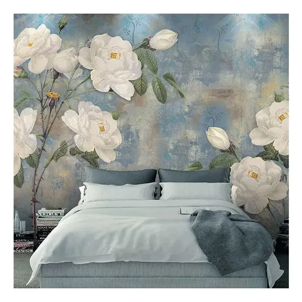 18D 16D 8D Luxury High-quality Decorative 3D 8D Mura Lflower Wallpaper Murals House Dropshipping photo-3