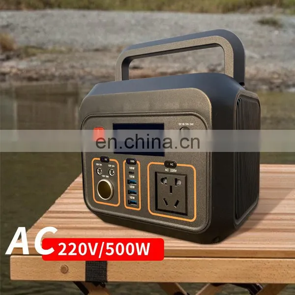 Generator Big Capacity Power Bank Portable Charger Energy Storage Outdoor Backup Power Supply 500W photo-5