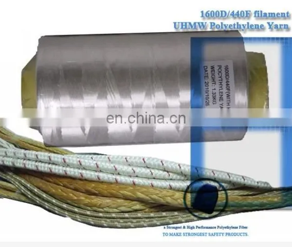 Uhmwpe Yarn for Anti Cutting Knitted Clothing UHMWPE Fiber for Rope and Fabric photo-2