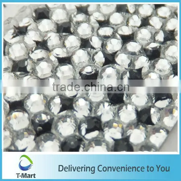 Fashion Silver Back Adhesive Rhinestone Sticker Sheet for Mobile photo-3