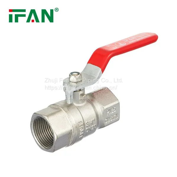 IFAN Full Size 81063 Brass Body Ball Valve Brass Female Ball Valve for Water photo-4