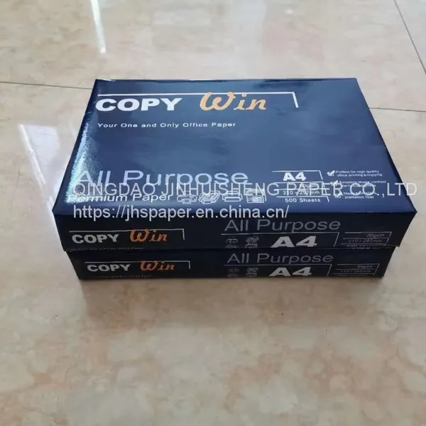 A4 Paper 80gsm 100% wood pulp high quality from china paper manufacturer