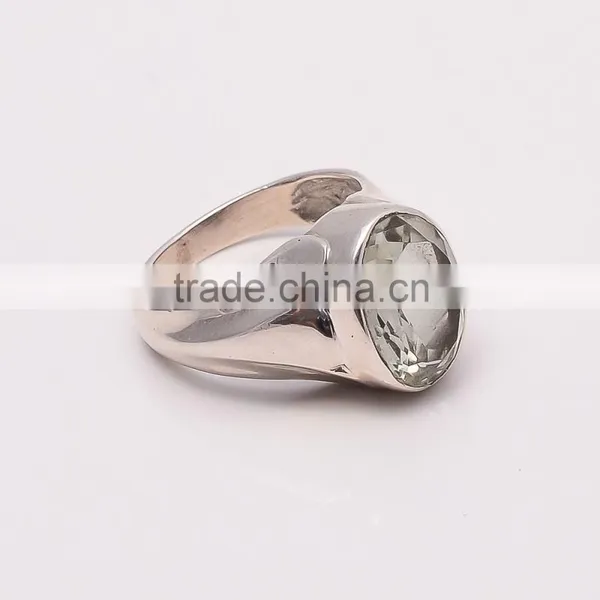 GREEN AMETHYST RING ,925 Sterling Silver Jewelry Wholesale,WHOLESALE SILVER JEWELRY,SILVER EXPORTER,SILVER JEWELRY FROM INDIA photo-2