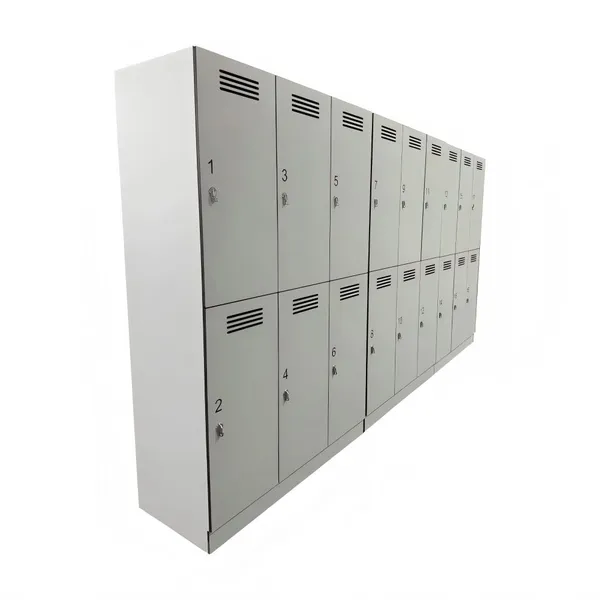 Modern Design RFID Lock Durable Waterproof z Shape HPL Board Locker for Changing Room photo-5