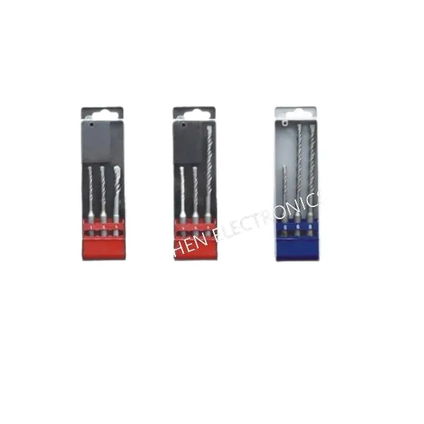 Sds Plus Rotary Hammer Drill Bit Set Concrete Drill Bit Kit Carbide Tipped Masonry Drill Bits for Concrete photo-3