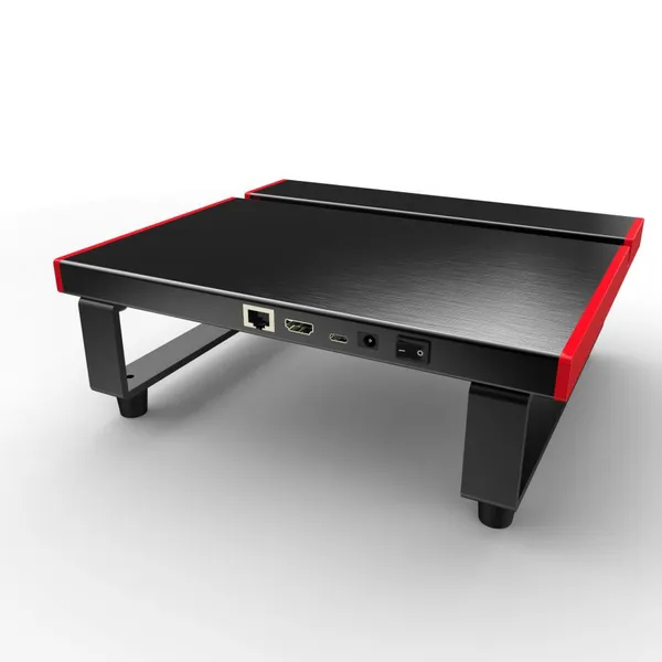 Full Aluminum Desktop Computer Table Monitor Charging Tabled Stand With USB 3.0 HUB QC Charger