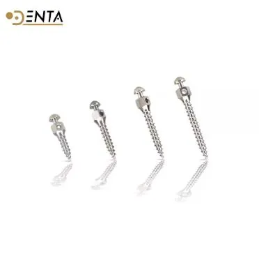 Dental Orthodontic Mini Implant Micro Screws Titanium Alloy Implant Screwdriver Screw Snail 1.4/1.6/1.8/2.0mm x 6/8/10/12mm