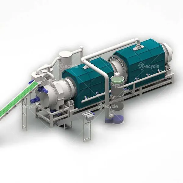 Garden Waste Continuous Rotary Carbonization Furnace Biomass Activated Carbon Making Machine Aluminum Cans Paint Remove Furnace photo-5