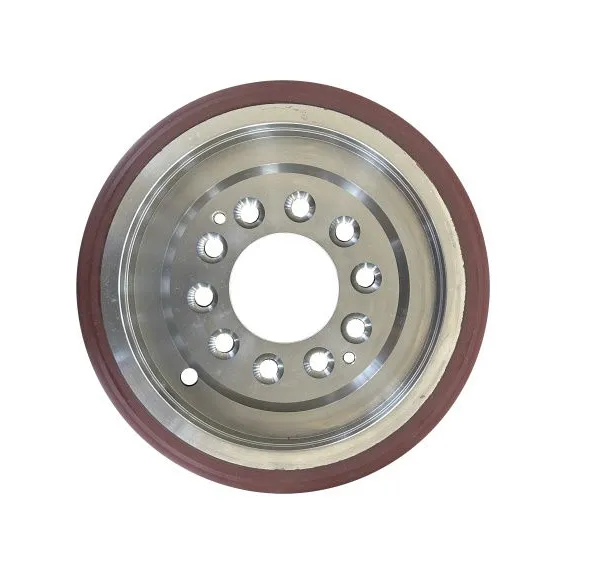 Solid Polyurethane Monorail Drive Tracking Wheel for Automated Automotive Production Line Amusement Equipment