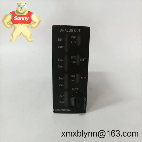 GE IS220PAOCH1A: Precision Analog Output for Turbine Control Systems photo-2