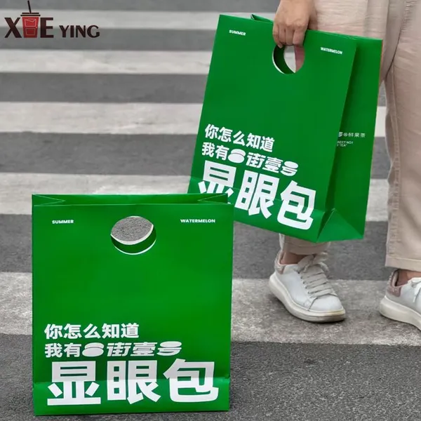Big Size Wholesale Brown Kraft Paper Bag With Custom Print Logo Shopping Paper Bag With Handle for Clothing photo-5