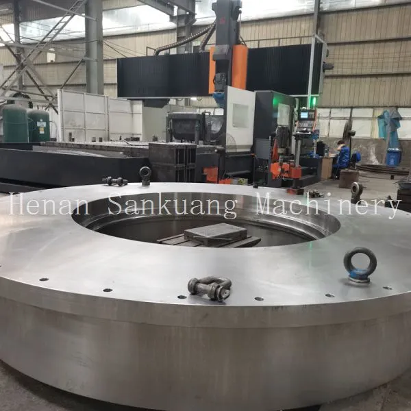 3 Axis Moving Table Gantry Machining Service Carbon Steel Large Gear Housing photo-4