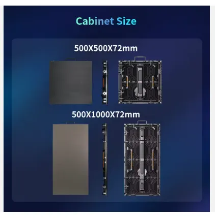 Rental Stage LED Display Front/Rear Module Maintenance P1.56-P3.91 Indoor/Outdoor LED Screen photo-3