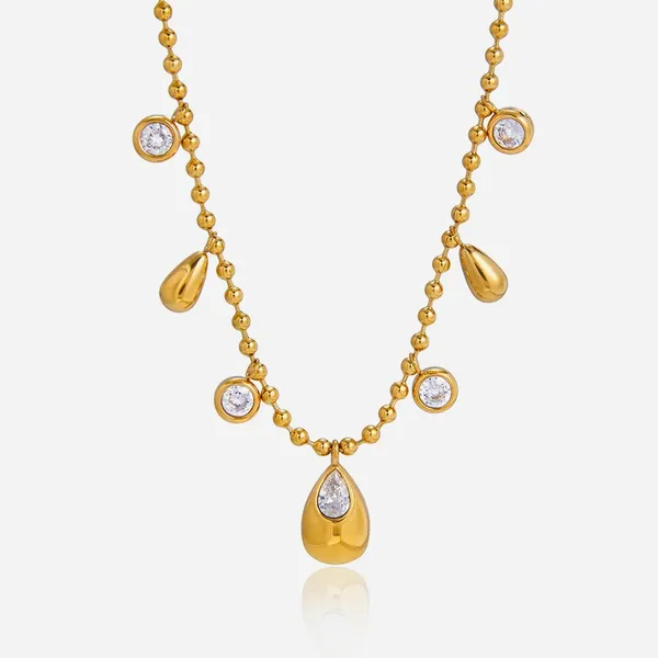 Stainless Steel Necklace With Mill Test Report & 18K Gold PVD Finish photo-5