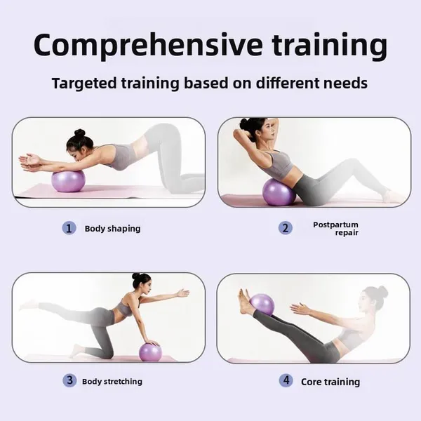 Hot Sale Customized Size and Color Gym Pvc Yoga Ball Thickened Explosion-Proof and Non-Slip Pilates Ball for Yoga Practice photo-5