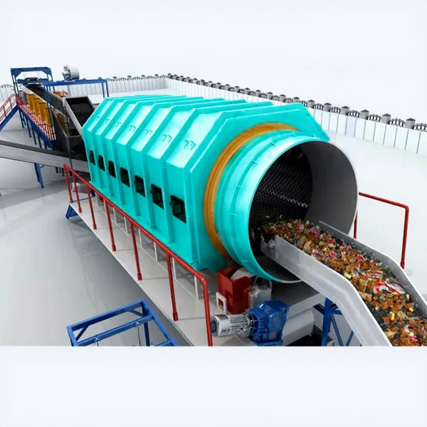 Trommel Screen Domestic WasteTreatment Equipment Recycling and Environmental Protection Equipment