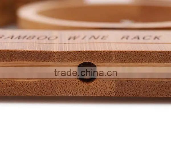 2016 Wooden Wine Rack, Wine Display Rack, Bamboo Wine Rack Wood photo-5