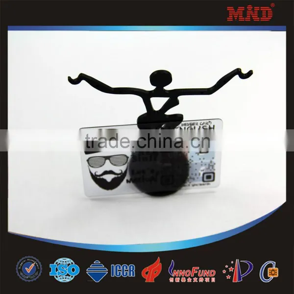 MTT26 High Quality Credit Card Size Cr80 Inkjet Printable Transparent Pvc Card photo-3