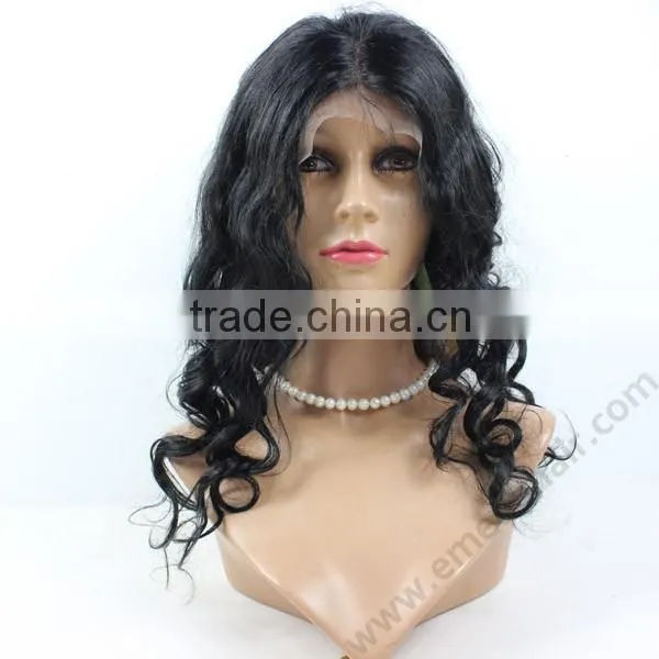 China Manufacturer Big Discount Wholesale Brazilian Full Lace Natural Hair Wig photo-2