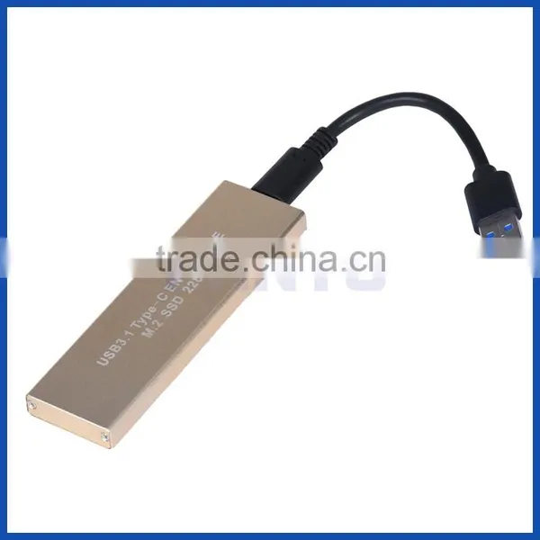 USB3.1 to 2280 M.2 NGFF Key B SATA Based SSD Box M.2 Enclosure photo-3