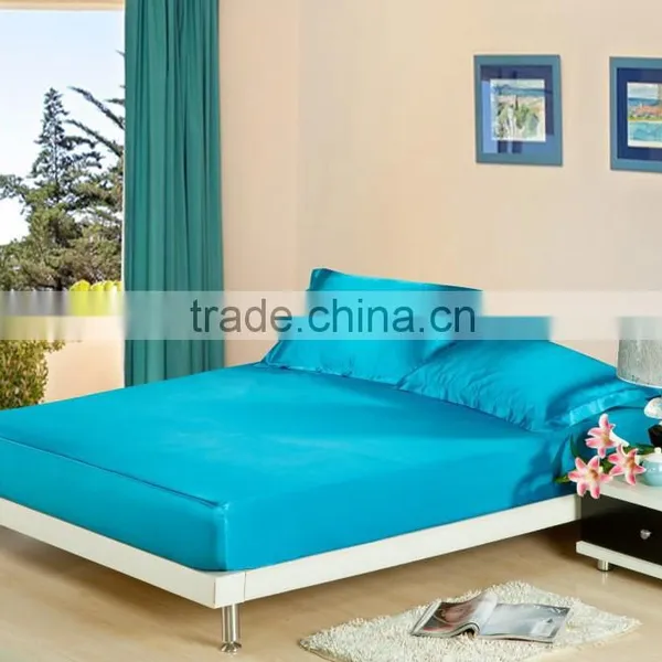 China Supplier Wholesale Thai Silk Bed Covers, Fitted Bed Skirt, Fitted Cover, Silk Mattress Protector photo-3
