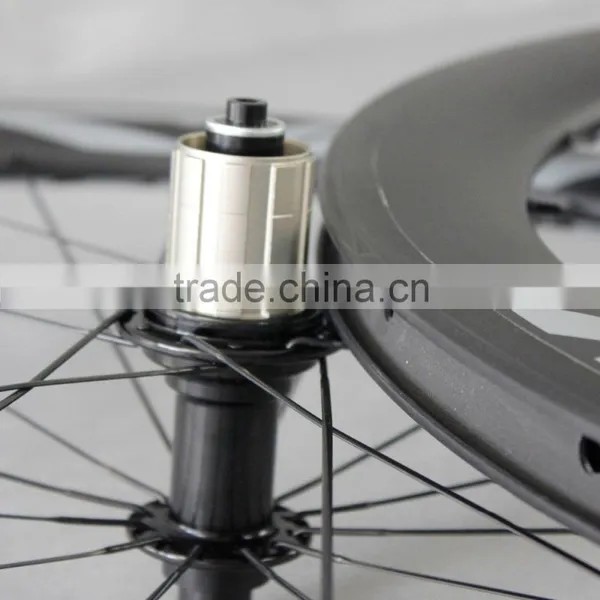 56mm Clincher Carbon Bicycle Wheels 27mm Width Road Bike Wheelset R13 Hubs Sapim CX-Ray Spokes 56C photo-2