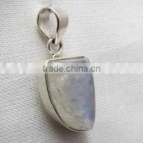 Design !! Rainbow Moonstone 925 Sterling Silver Pendant, Handmade Silver Jewellery, Wholesale Silver Jewellery photo-5