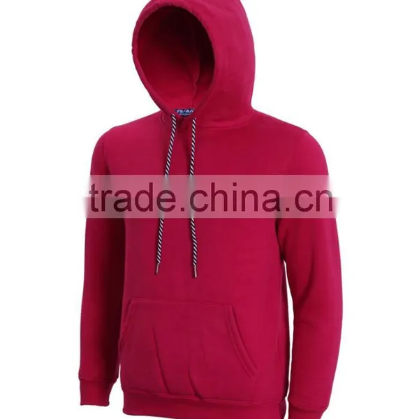 OEM Classic Fleece Terry Mens Pollover Hoodies photo-3