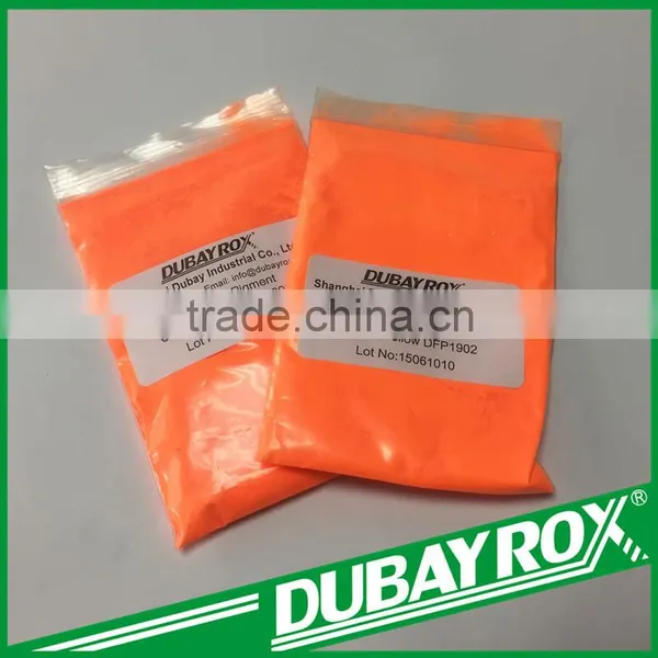 Orange Fluorescent Inorganic Pigment Texitle Printing Color Paste Pigment Paste