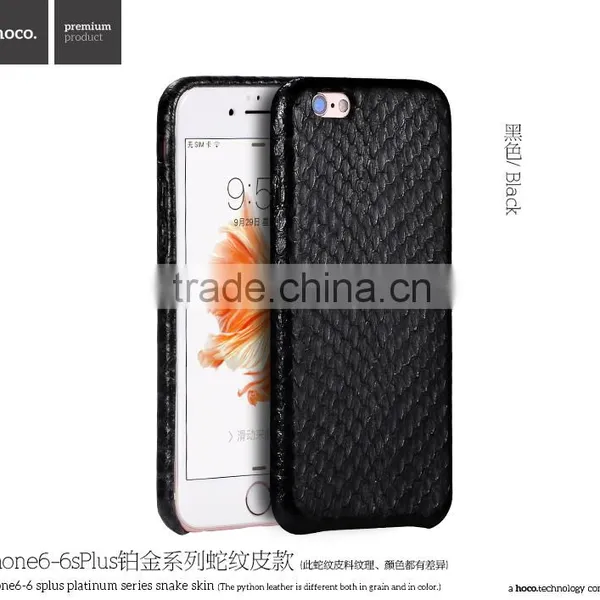 HOCO Platinum Series Python Leather Rubber Back Case for IPhone 6s Luxury Snake Leather Cover for IPhone 6 4.7 MT-5777 photo-4