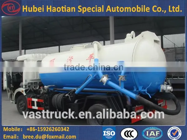 3~12 Cbm Sewage Suction Truck for Sewage Cleaning/fecal Treatment photo-6