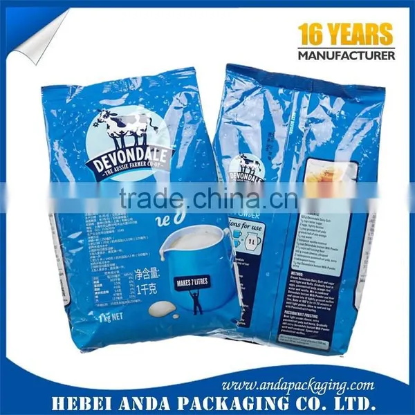 Food Grade Full Cream Milk Powder Bag /new Zealand Milk Powder Printed Pouch photo-2