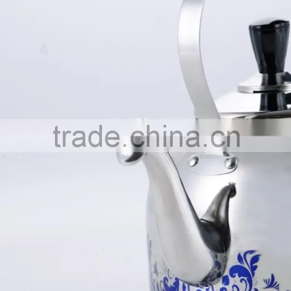 Stainless Steel Kettle With Chinese Style Decal Design photo-3