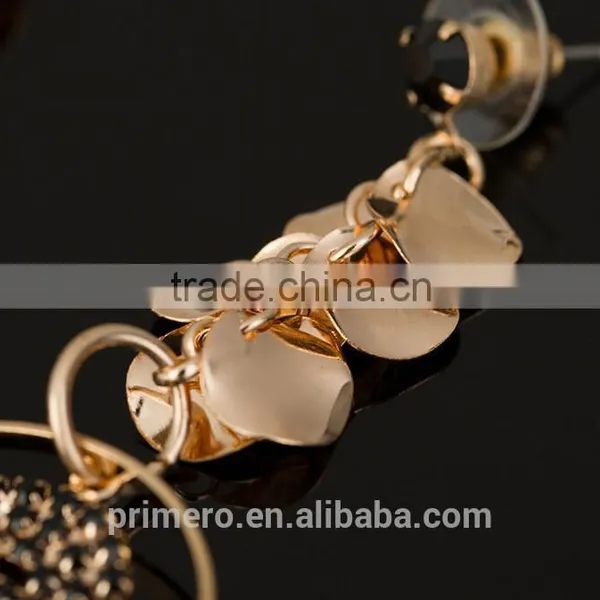 Hot Sale Big Round Rhinestone Drop Earrings Fashion Jewelry Accessories photo-5