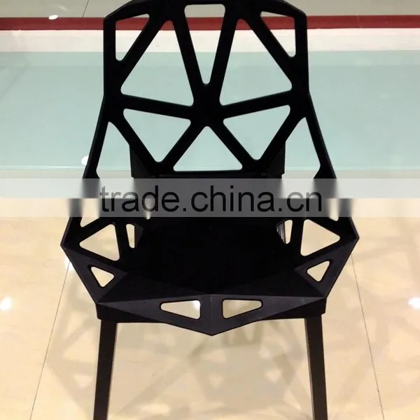 Mid-east Favorite Design Cheap but Durable PP Dining Room Furniture Plastic Chair One photo-4