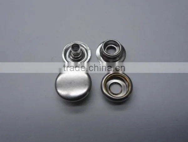 Metal Snap ButtonCustomized Nickel Free Matted Brass Combination Clothes Snap Buttons photo-5