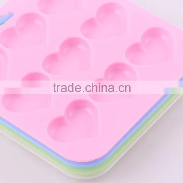 Colorful Heart Shape Plastic Painting Artist Palette photo-4