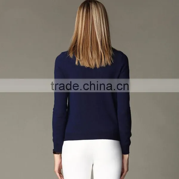 100% Cashmere Cardigan Women Crew Neck Long Sleeve Very Soft photo-2