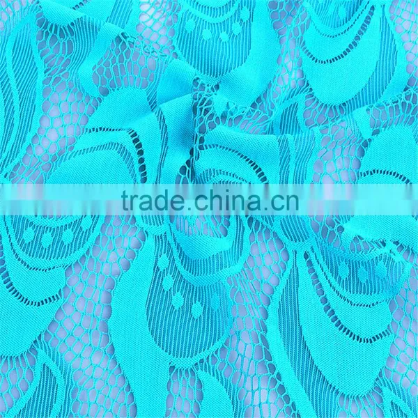 German Elastic Jacquard Guipure Lace Fabric photo-5