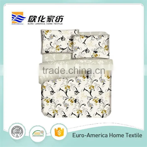 Wholesale 100% Cotton Plain White Bed Sheet Comforter Set photo-2