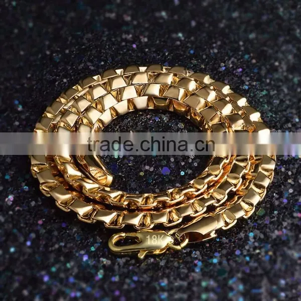 Simple Fashion 18k Gold Necklace Designs in 16 Grams 40 Grams photo-2