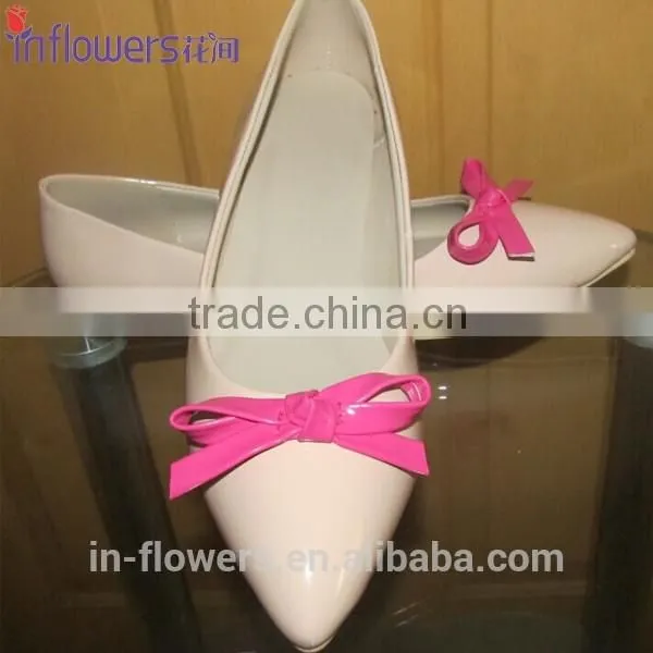 Nude Leather Pointed Toe With Bow Wholesale Ladies Flat Shoes photo-2